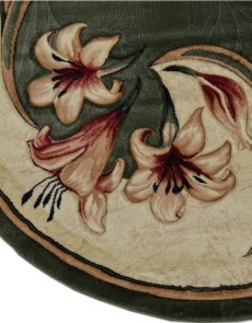 Синтетический ковер Hand Carving 0613 d.green-cream - высокое качество по лучшей цене в Украине.